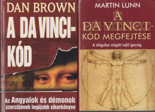 Könyv: A Da Vinci-kód + A Da Vinci-kód megfejtése (Dan Brown, Martin Lunn)