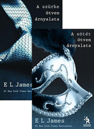 Könyv: A szürke ötven árnyalata - A sötét ötven árnyalata (E. L. James)