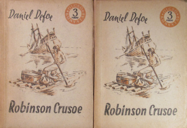 Könyv: Robinson Crusoe I-II. (olcsó könyvtár) (Daniel Defoe)