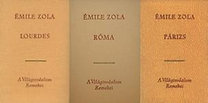 Könyv: Három város I-III. (Lourdes-Róma-Párizs) (Émile Zola)