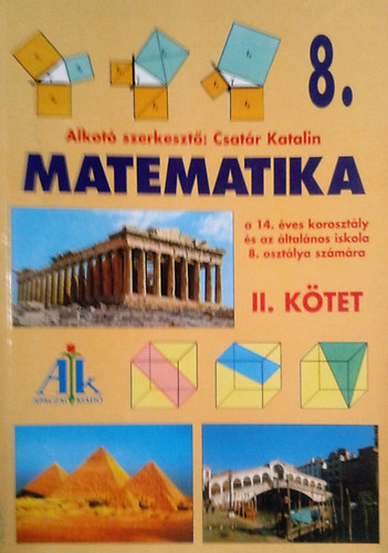 Könyv: Kézikönyv Matematika 8.o. II. kötet (Csatár Katalin)