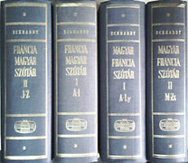 Könyv: Francia - Magyar szótár I-II. + Magyar - Francia szótár I-II. (4 kötet) (Eckhardt Sándor)