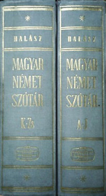 Könyv: Magyar német szótár I-II (nagyszótár) (Halász Előd)