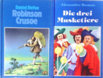 Könyv: Die drei Musketiere + Robinson Crusoe (Alexandre Dumas, Daniel Defoe)