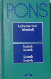 Könyv: PONS Fachtwörterbuch Wirtschaft Englisch-Deutsch/Deutsch-Englisch ()