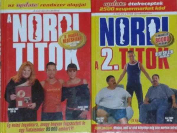 Könyv: A Norbi titok + Norbi - A 2. titok (Schobert Norbert)