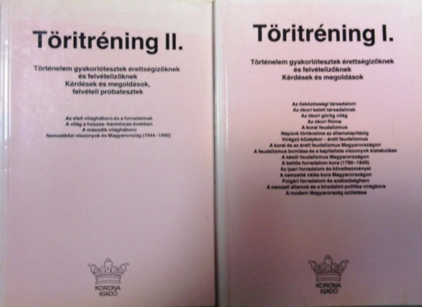 Könyv: Töritréning I-II. (Szabó István-Veréb József)