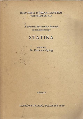 Könyv: Statika (Dr. Kozmann György)