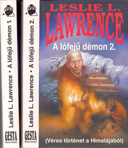 Könyv: A lófejű démon 1-2. (Véres történet a Himalájából) (Leslie L. Lawrence)