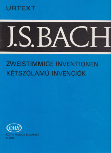Könyv: Kétszólamú invenciók (J. S. Bach)