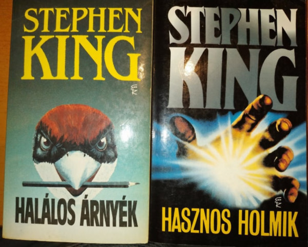 Könyv: Halálos árnyék + Hasznos holmik (2 kötet) (Stephen King)