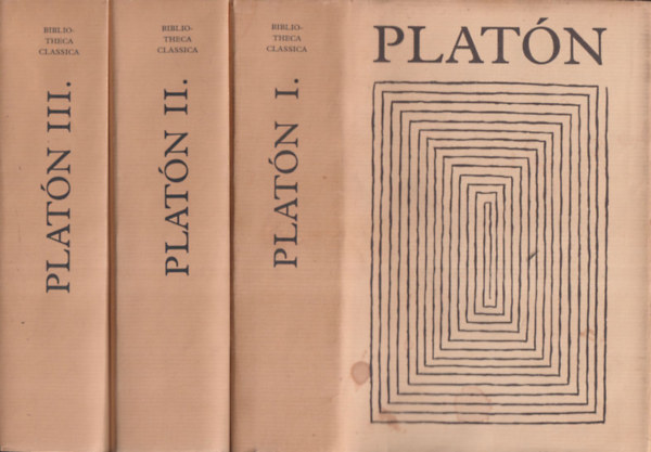 Könyv: Platón összes művei I-III. (Platón)
