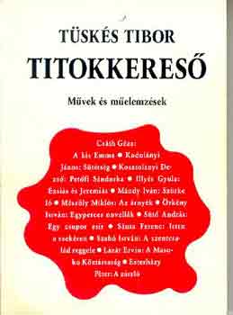 Könyv: Titokkereső (Tüskés Tibor)