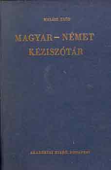 Könyv: Magyar-német kéziszótár (Halász Előd)