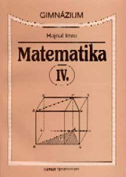 Könyv: Matematika IV. (Hajnal Imre)