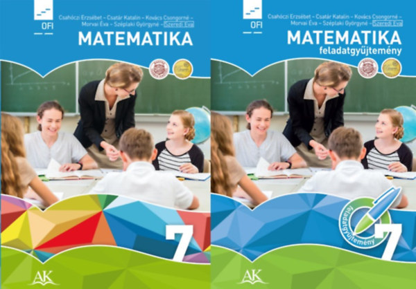Könyv: Matematika tankönyv + feladatgyűjtemény 7. (2 kötet) (Csahóczi-Csatár-Kovács-Morvai-Széplaki-Szeredi)
