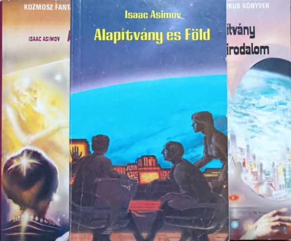 Könyv: Alapítvány + Alapítvány és Föld + Alapítvány és Birodalom (3 kötet) (Isaac Asimov)