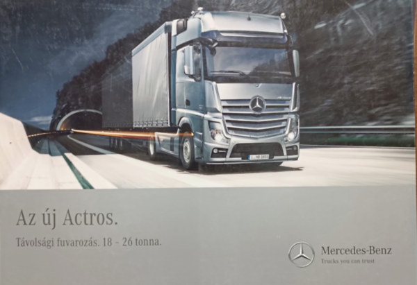 Könyv: Actros 18-26 tonnás kamion katalógus (Mercedes-Benz)
