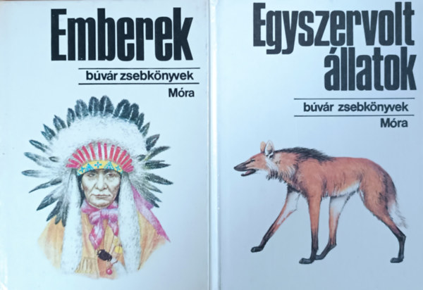 Könyv: Emberek + Egyszervolt állatok (2 kötet Búvár zsebkönyvek) (Farkas Henrik, Hankó Ildikó)