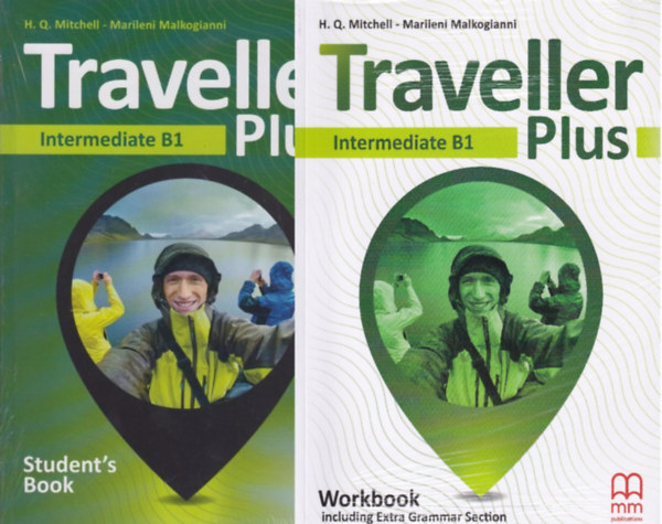 Könyv: Traveller Plus - Intermediate B1 - Student\s Book + Workbook (including Extra Grammar Section) + Companion (H. Q. Mitchell  - Marileni Malkogianni)