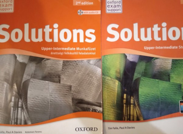 Könyv: Solutions Upper-Intermediate Student\s Book + Workbook (Paul A. Davies - Tim Falla, Kelemen Ferenc, Rézműves Zoltán)