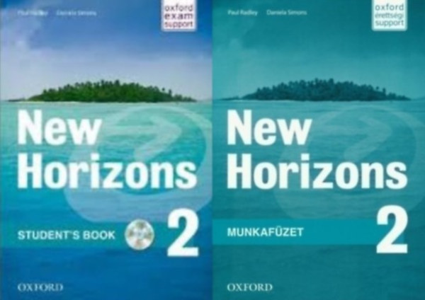 Könyv: New Horizons 2 - Student\s Book + Audio CD + Munkafüzet (2 kötet) (Paul Radley, Daniela Simons)