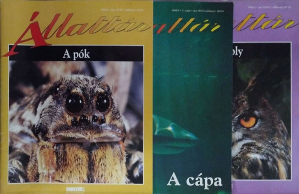 Könyv: Állattár 1994/3., 4., 1995/3. (3 szórványszám) ()