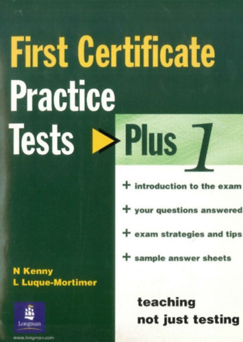 Könyv: First Certificate Practice Tests Plus 1 ()