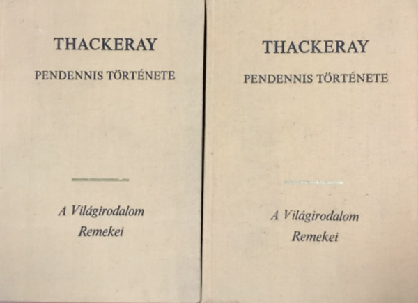 Könyv: Pendennis története I-II. (William Makepeace Thackeray)