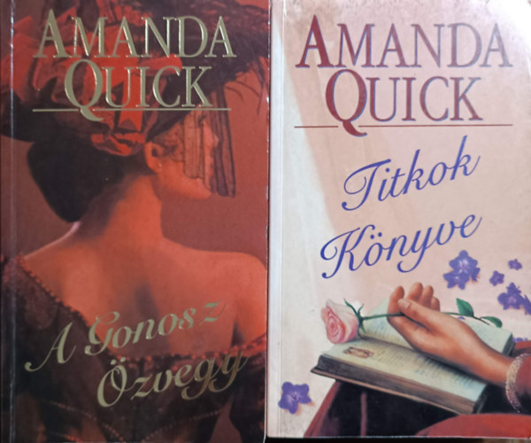 Könyv: A gonosz özvegy + Titkok könyve (2 kötet) (Amanda Quick)