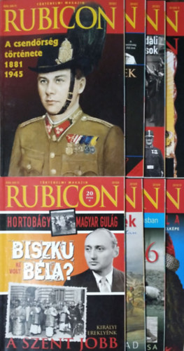 Könyv: Rubicon, 2010/1-6., 8-10. (8 db szórványszám) (Rácz Árpád (főszerk.))