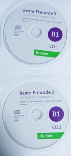Könyv: Beste Freunde 3 - B1 CD1+ CD2 (2 db Audio-CD zum Arbeitschbuch - ungarische Ausgabe Hörtexte) ()