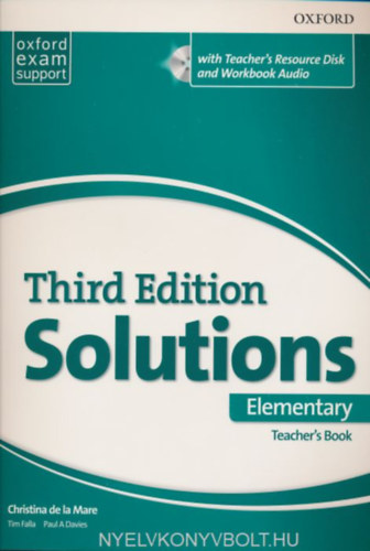 Könyv: Solutions Elementary Teacher\s Book ()