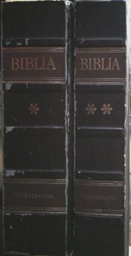 Könyv: Biblia I-II. - Vizsoly 1590 (Károlyi Gáspár ford.)