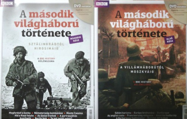 Könyv: BBC History - A második világháború története I-II. rész együtt, - ( DVD melléklet nélkül ) (Győrffy Iván (Szerk.), Litván Dániel)