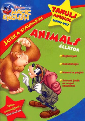 Könyv: Játék a szavakkal - Animals / Állatok (Walt Disney)