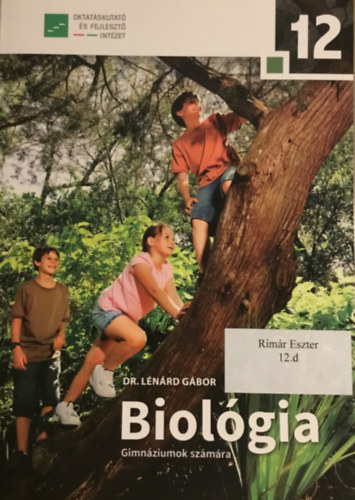 Könyv: Biológia 12. gimnáziumok számára (Dr. Lénárd Gábor)