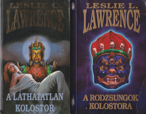Könyv: A láthatatlan kolostor + A rodzsungok kolostora (2 db regény) (Leslie L. Lawrence)