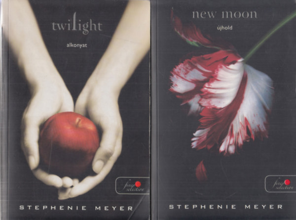 Könyv: Alkonyat (Twilight) + Újhold (New Moon) (2 db) (Stephenie Meyer)