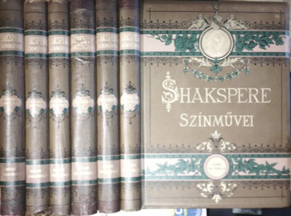 Könyv: Shakspere (Shakespeare) színművei I-VI. (díszkiadás) (William Shakspere)