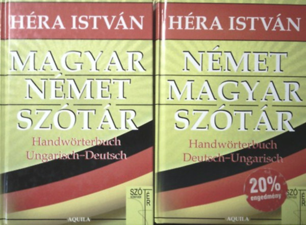 Könyv: Német-magyar, magyar-német szótár (Héra István)