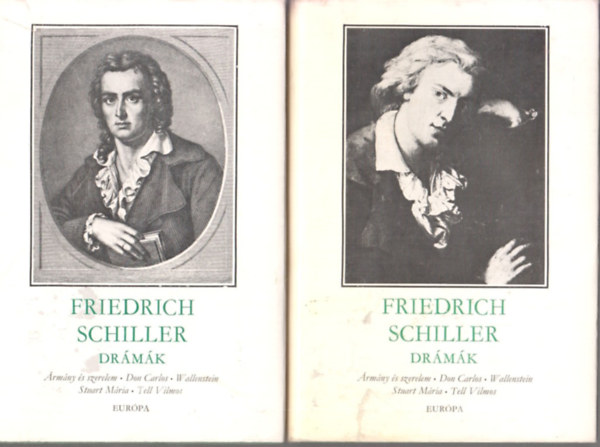 Könyv: Friedlich Schiller drámák I-II. (Friedrich Schiller)