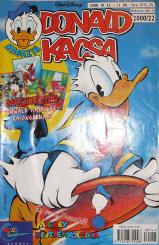 Könyv: Donald kacsa magazin 2000/22. szám (Walt Disney)