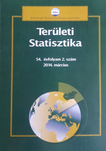 Könyv: Területi statisztika 2014. március (54.) évfolyam 2.szám (Tóth Géza (főszerk.))