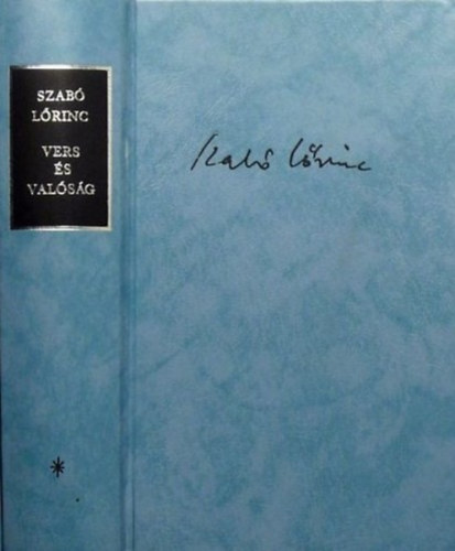 Könyv: Vers és Valóság I. (Szabó Lőrinc)