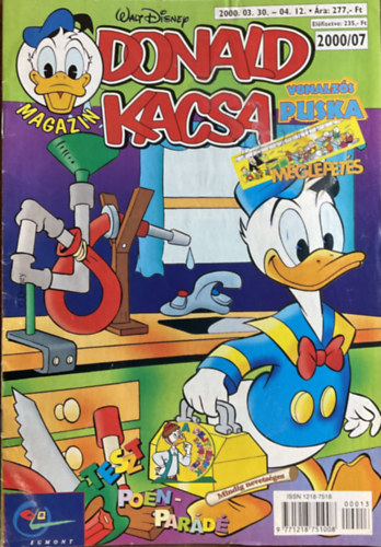 Könyv: Donald kacsa magazin 2000/07. szám (Walt Disney)