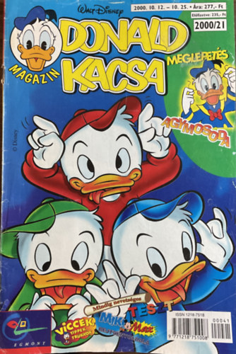 Könyv: Donald kacsa magazin 2000/21. szám (Walt Disney)