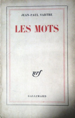 Könyv: Les mots (Jean-Paul Sartre)