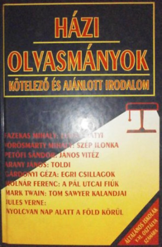 Könyv: Házi olvasmányok - kötelező és ajánlott irodalom V.-VI.oszt (Forgács-Osztovits)