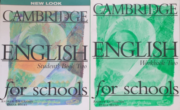 Könyv: Cambridge English for Schools Two - Student\s Book + Workbook (Andrew Littlejohn, Diana Hicks)